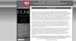 Desktop Screenshot of fear.piastinstitute.org