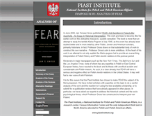 Tablet Screenshot of fear.piastinstitute.org